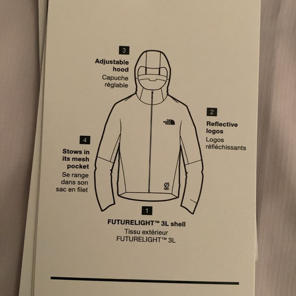 THE NORTH FACE FLIGHTS LIGHTRISER FUTURELIGHT JACKET LAVANDER FOG brand new - Picture 6 of 12